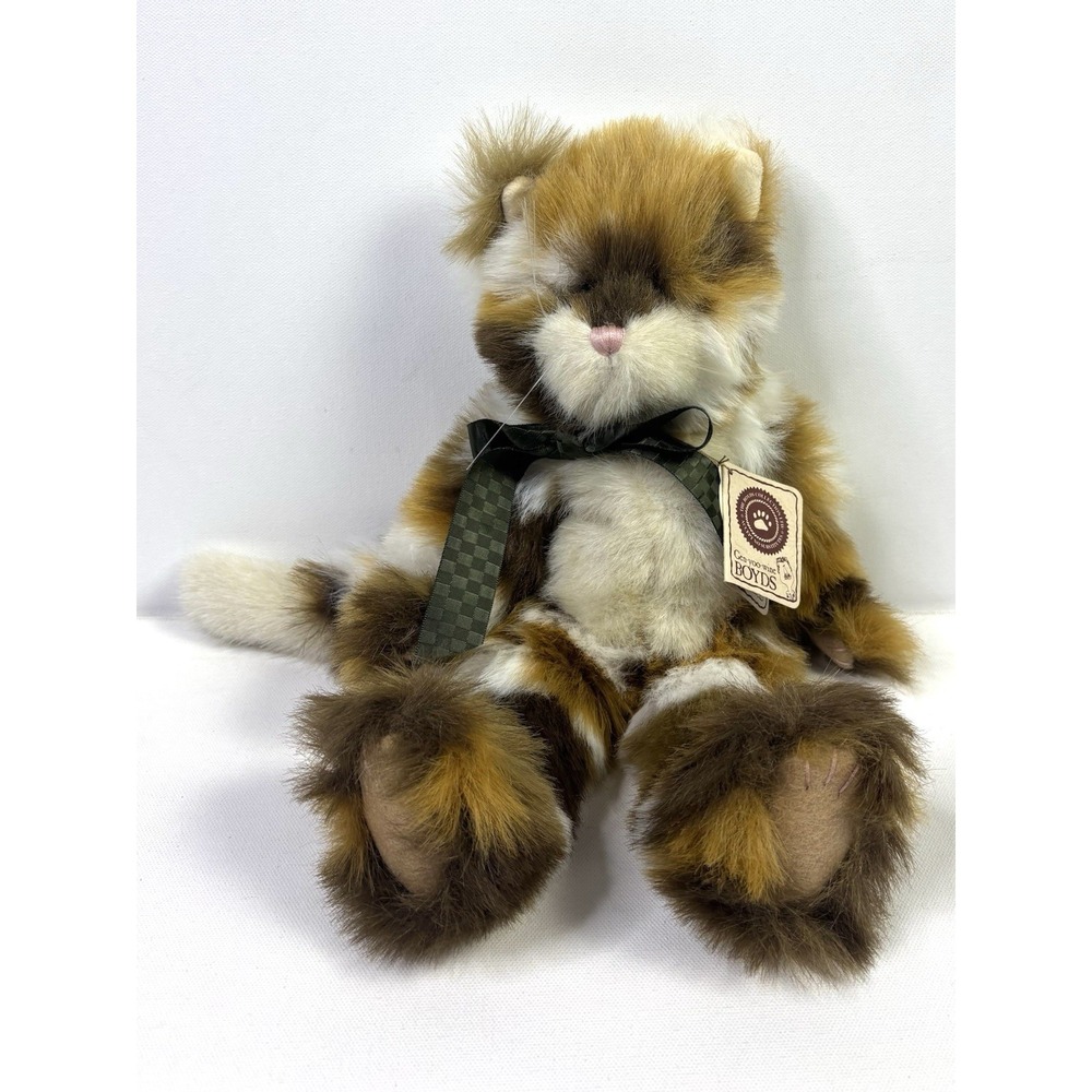 Vintage Boyds Bears Plush Calico Cat Kitty New W/ Tags 2000 JB Bean & Associate